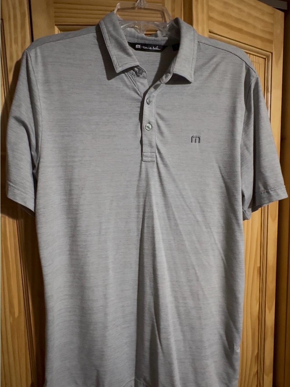 Travis Mathew Light Heather Gray Golf Polo